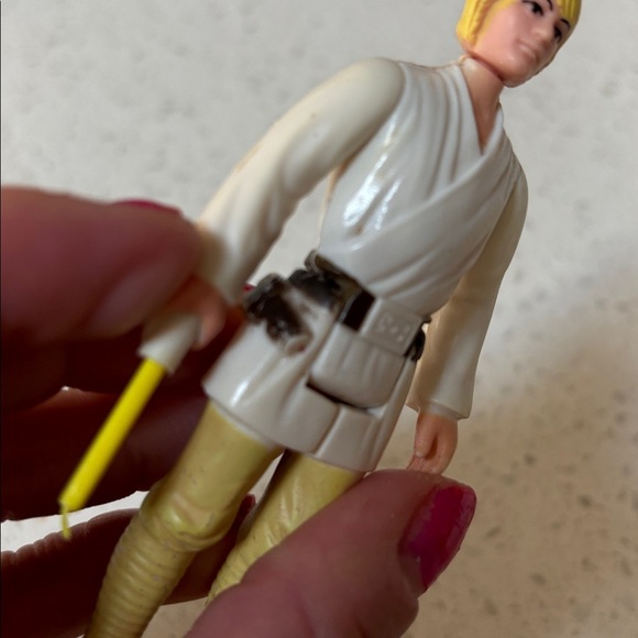 Star Wars Vintage 1977 Luke Skywalker Yellow Hair Complete Saber - Picture 6 of 6
